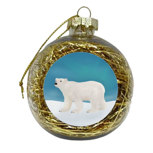 Polar Bear - xmas bauble by Rock and Rose Creative