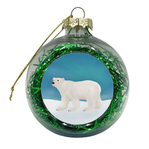 Polar Bear - xmas bauble by Rock and Rose Creative