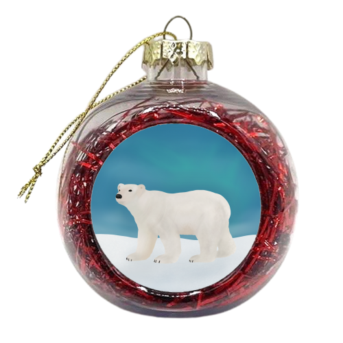 Polar Bear - xmas bauble by Rock and Rose Creative