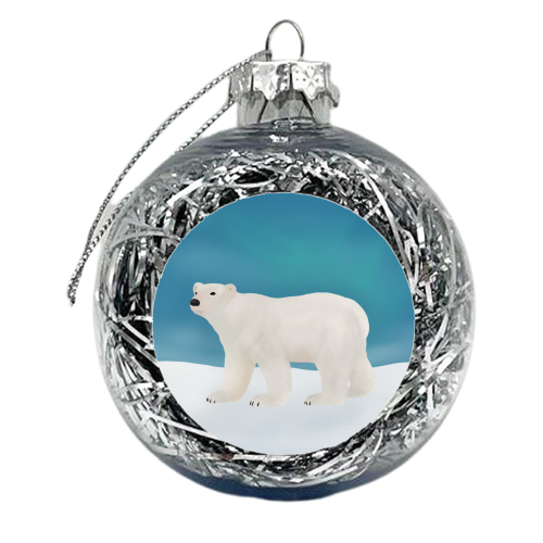 Polar Bear - xmas bauble by Rock and Rose Creative