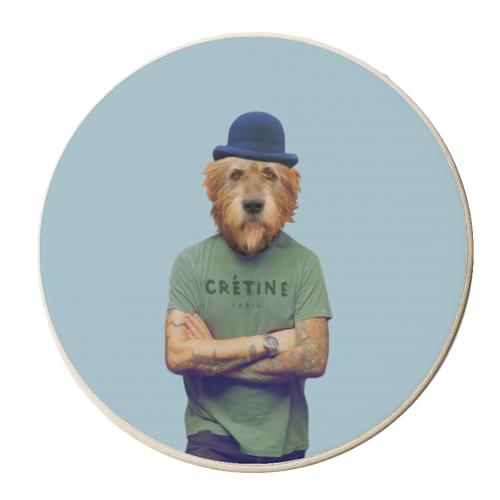 Polaroid N°40 - personalised beer coaster by Francesca Miele