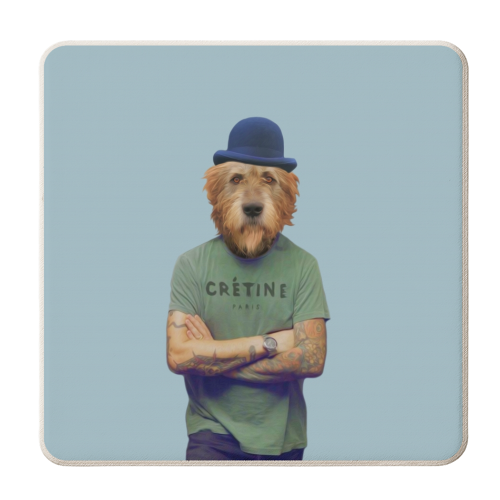 Polaroid N°40 - personalised beer coaster by Francesca Miele