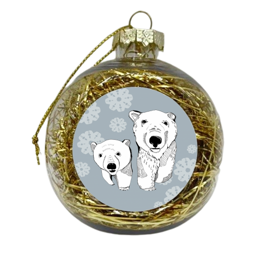 Polars - xmas bauble by Casey Rogers