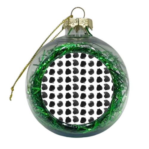 Polka Blobs - xmas bauble by Paige Cavill