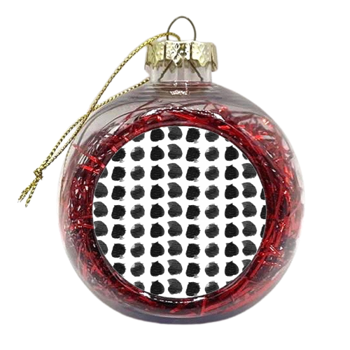 Polka Blobs - xmas bauble by Paige Cavill