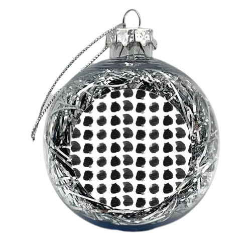 Polka Blobs - xmas bauble by Paige Cavill