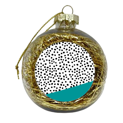 Polka Dot Pattern - xmas bauble by The 13 Prints