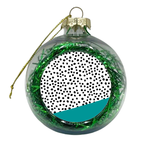 Polka Dot Pattern - xmas bauble by The 13 Prints