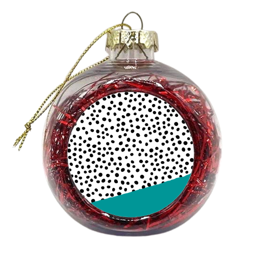 Polka Dot Pattern - xmas bauble by The 13 Prints