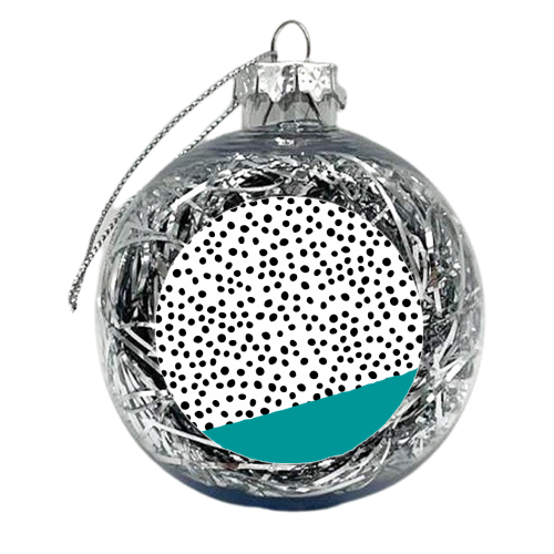 Polka Dot Pattern - xmas bauble by The 13 Prints