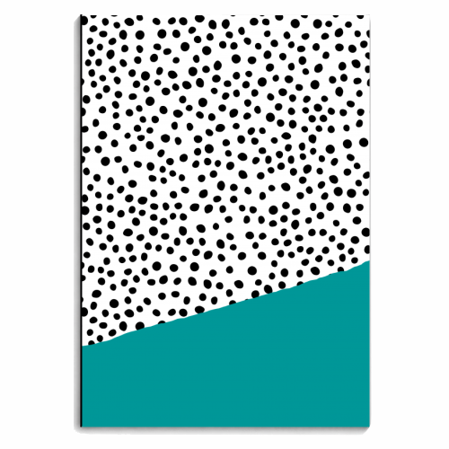 Polka Dot Pattern - personalised A4, A5, A6 notebook by The 13 Prints