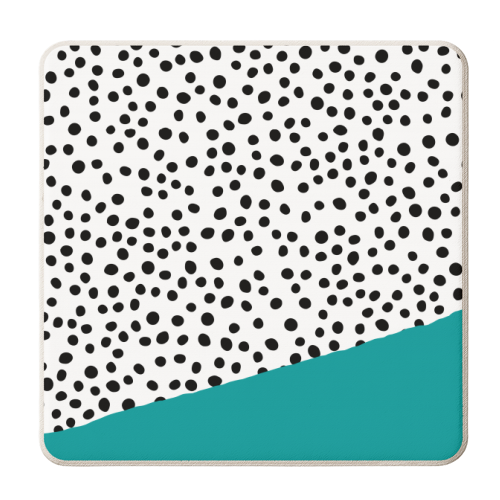 Polka Dot Pattern - personalised beer coaster by The 13 Prints