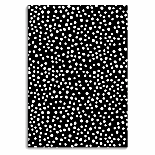 Polka Dots White - personalised A4, A5, A6 notebook by The 13 Prints