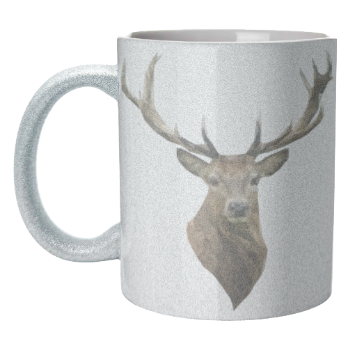 Polygonal Stag - unique mug by Vicki Clare