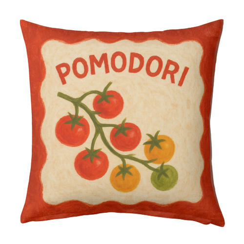 Pomodori - designed cushion by Ms Doodle