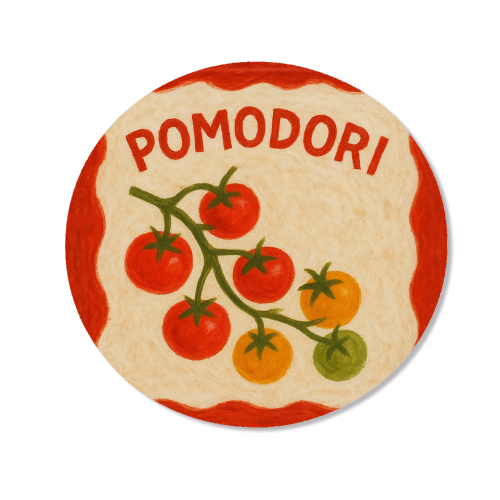Pomodori - Magnet by Ms Doodle