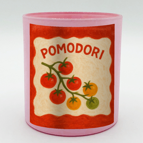 Pomodori - scented candle by Ms Doodle