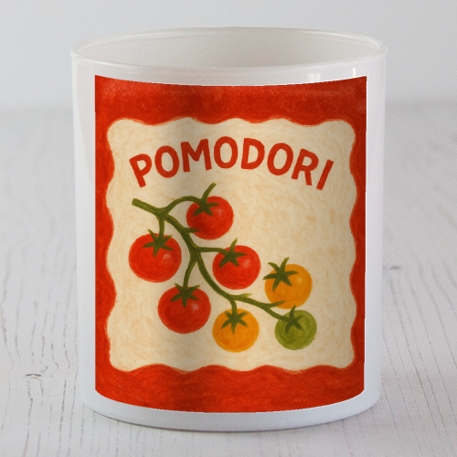 Pomodori - scented candle by Ms Doodle