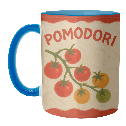 Pomodori - unique mug by Ms Doodle