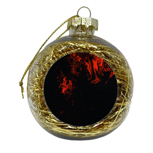 pompeii - xmas bauble by Judith Beeby