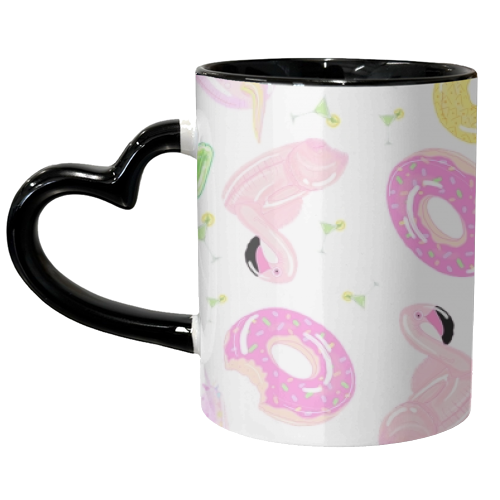 Pool Floats - unique mug by grace williams