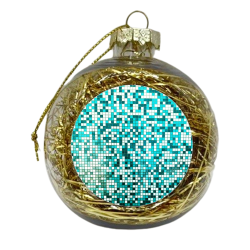 Pool Tiles - xmas bauble by Uma Prabhakar Gokhale
