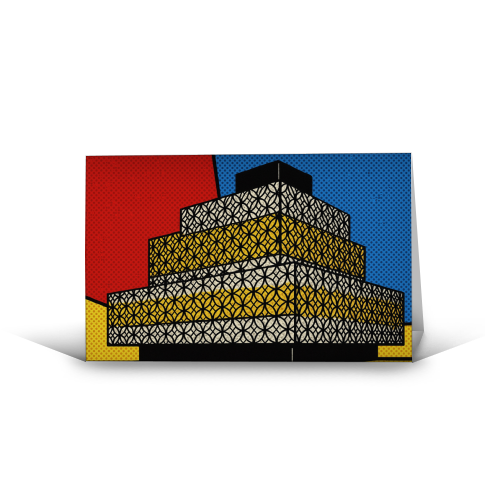 Pop Art Birmingham - Library - funny greeting card by Ms Doodle