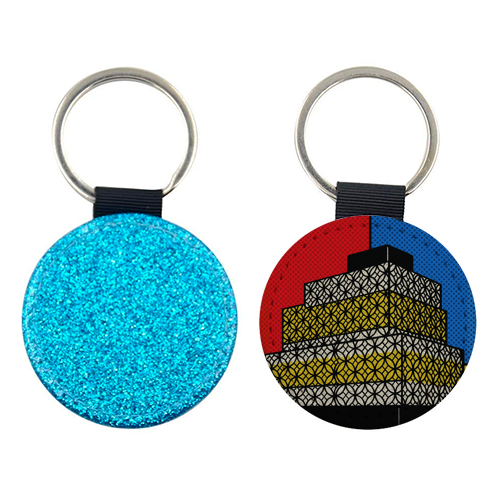 Pop Art Birmingham - Library - keyring by Ms Doodle