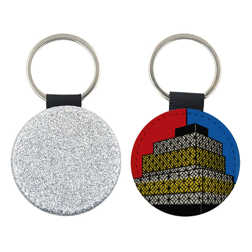 Pop Art Birmingham - Library - keyring by Ms Doodle