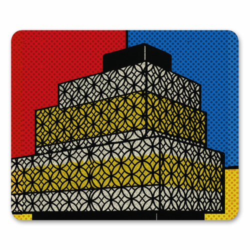 Pop Art Birmingham - Library - mouse mat by Ms Doodle