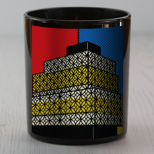 Pop Art Birmingham - Library - scented candle by Ms Doodle