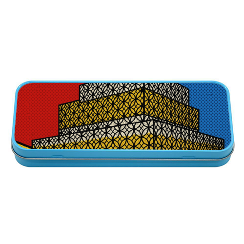 Pop Art Birmingham - Library - tin pencil case by Ms Doodle