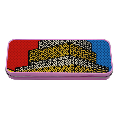 Pop Art Birmingham - Library - tin pencil case by Ms Doodle