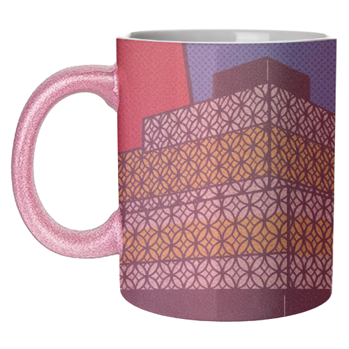 Pop Art Birmingham - Library - unique mug by Ms Doodle