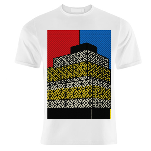 Pop Art Birmingham - Library - unique t shirt by Ms Doodle