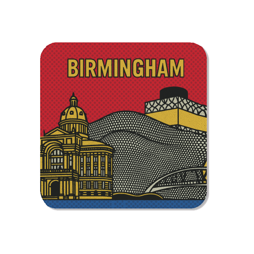 Pop Art Birmingham - Magnet by Ms Doodle