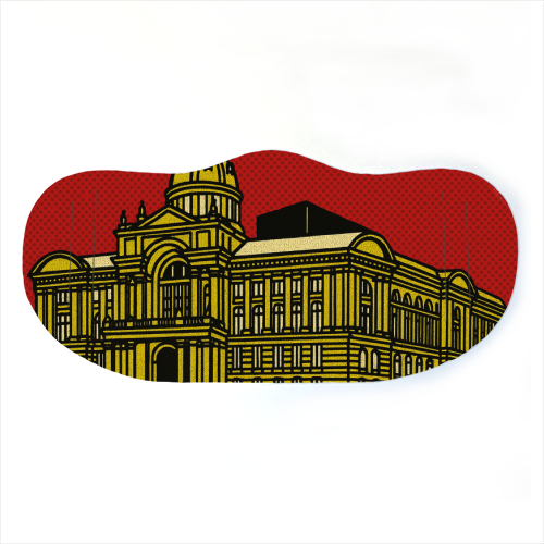 Pop Art Birmingham - Museum and Art Gallery - face cover mask by Ms Doodle