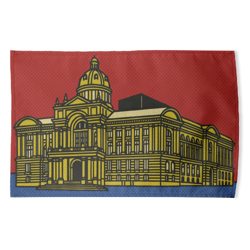 Pop Art Birmingham - Museum and Art Gallery - funny tea towel by Ms Doodle