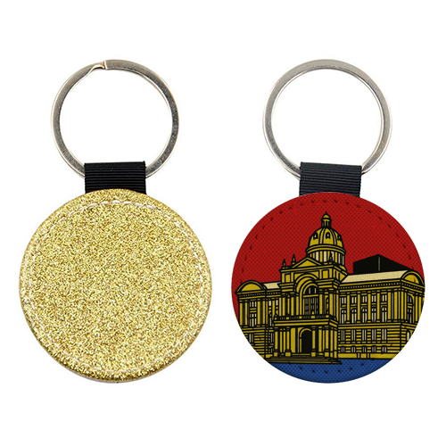 Pop Art Birmingham - Museum and Art Gallery - keyring by Ms Doodle