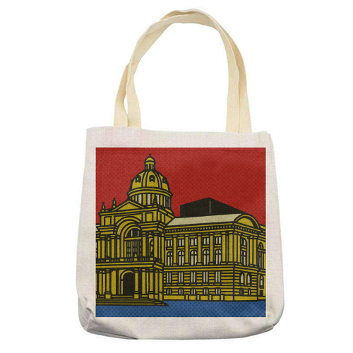 Pop Art Birmingham - Museum and Art Gallery - printed canvas tote bag by Ms Doodle