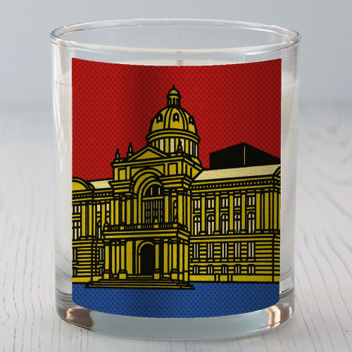 Pop Art Birmingham - Museum and Art Gallery - scented candle by Ms Doodle