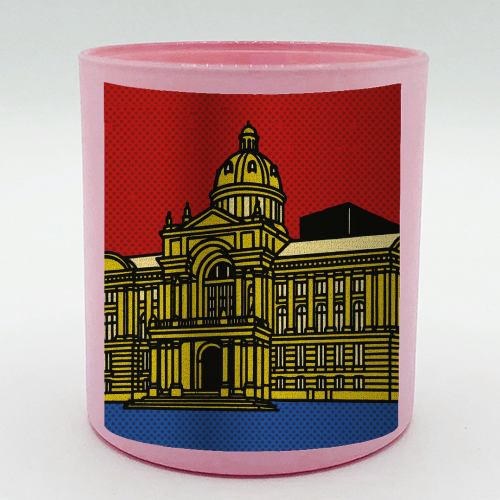 Pop Art Birmingham - Museum and Art Gallery - scented candle by Ms Doodle