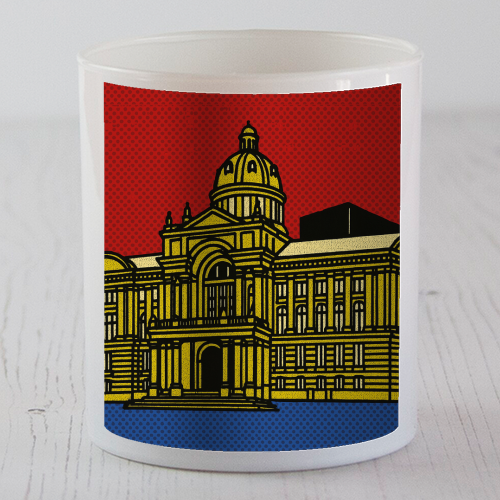 Pop Art Birmingham - Museum and Art Gallery - scented candle by Ms Doodle