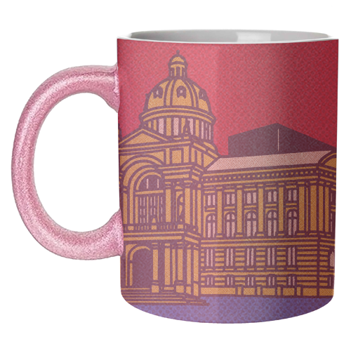 Pop Art Birmingham - Museum and Art Gallery - unique mug by Ms Doodle