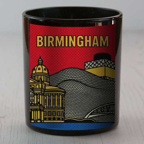 Pop Art Birmingham - scented candle by Ms Doodle
