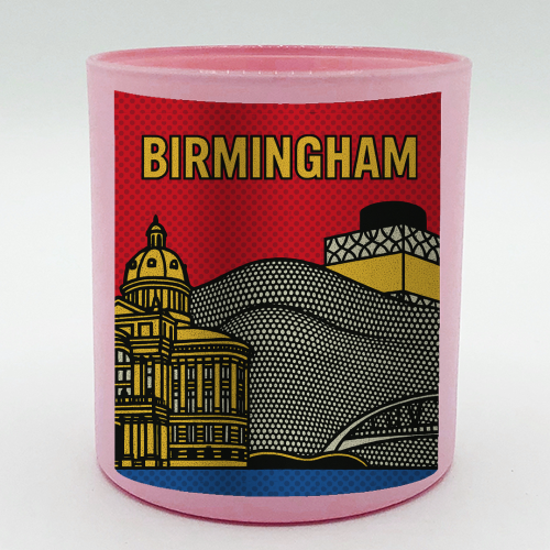 Pop Art Birmingham - scented candle by Ms Doodle