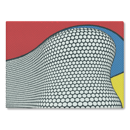 Pop Art Birmingham - Selfridges - glass chopping board by Ms Doodle
