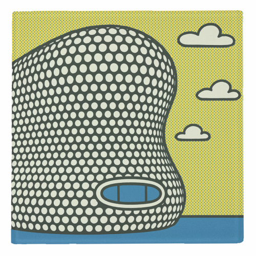 Pop Art Birmingham - Selfridges - personalised beer coaster by Ms Doodle