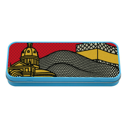 Pop Art Birmingham - tin pencil case by Ms Doodle