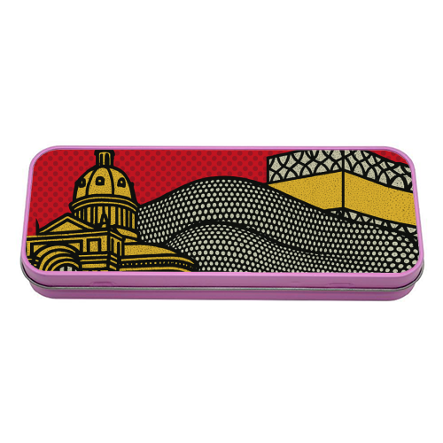 Pop Art Birmingham - tin pencil case by Ms Doodle